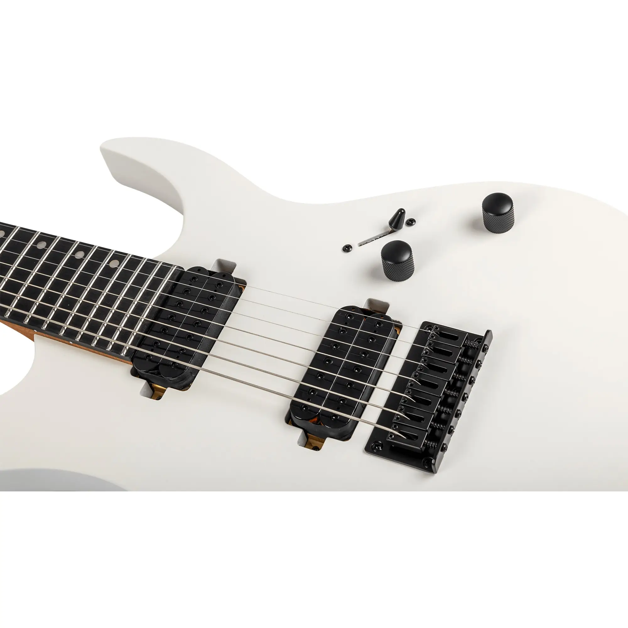 Spira S-407 MWH 7 Telli Elektro Gitar (White) Spira S-407 MWH 7 Telli Elektro Gitar (White)