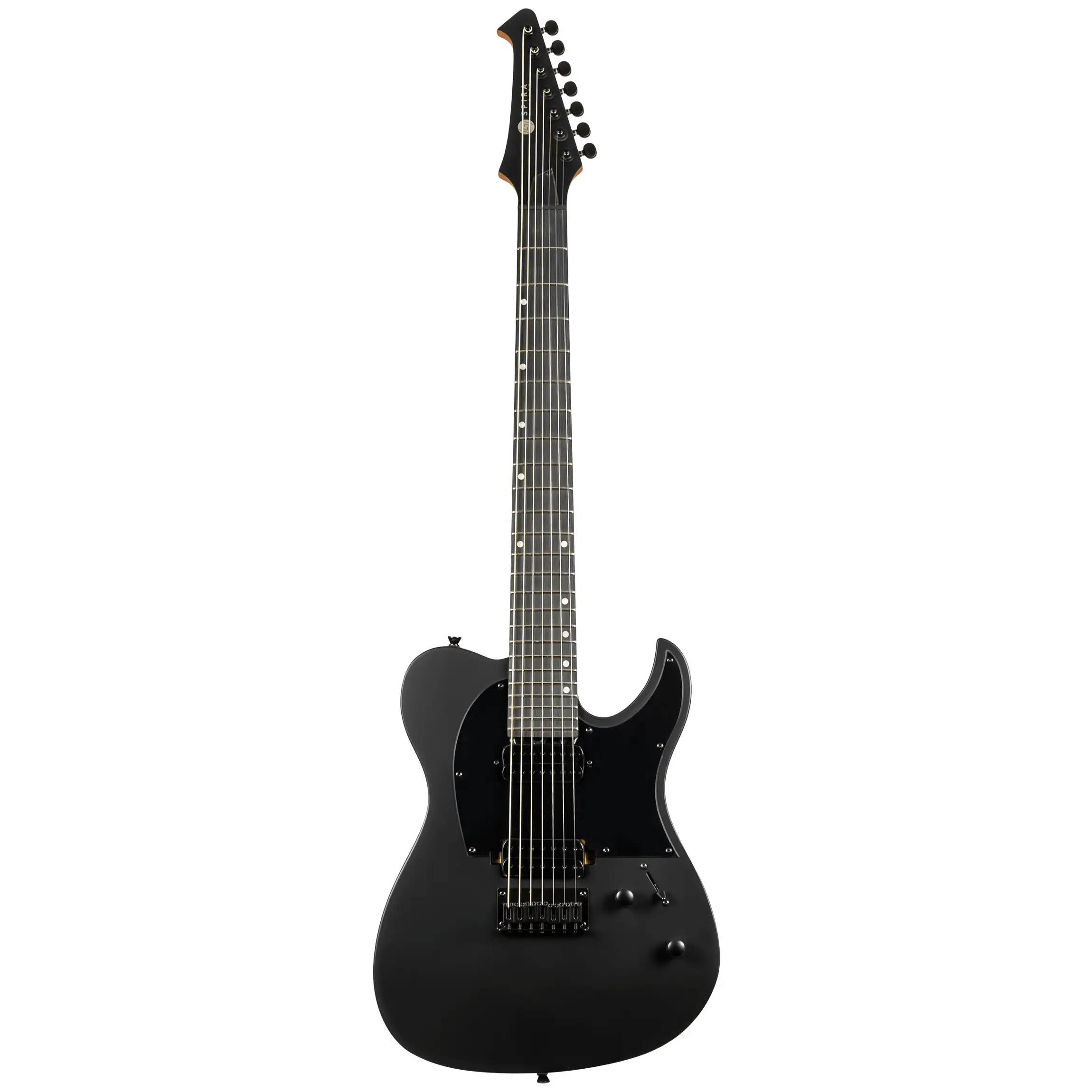 Spira T-407 MBK 7 Telli Elektro Gitar (Mat Siyah)