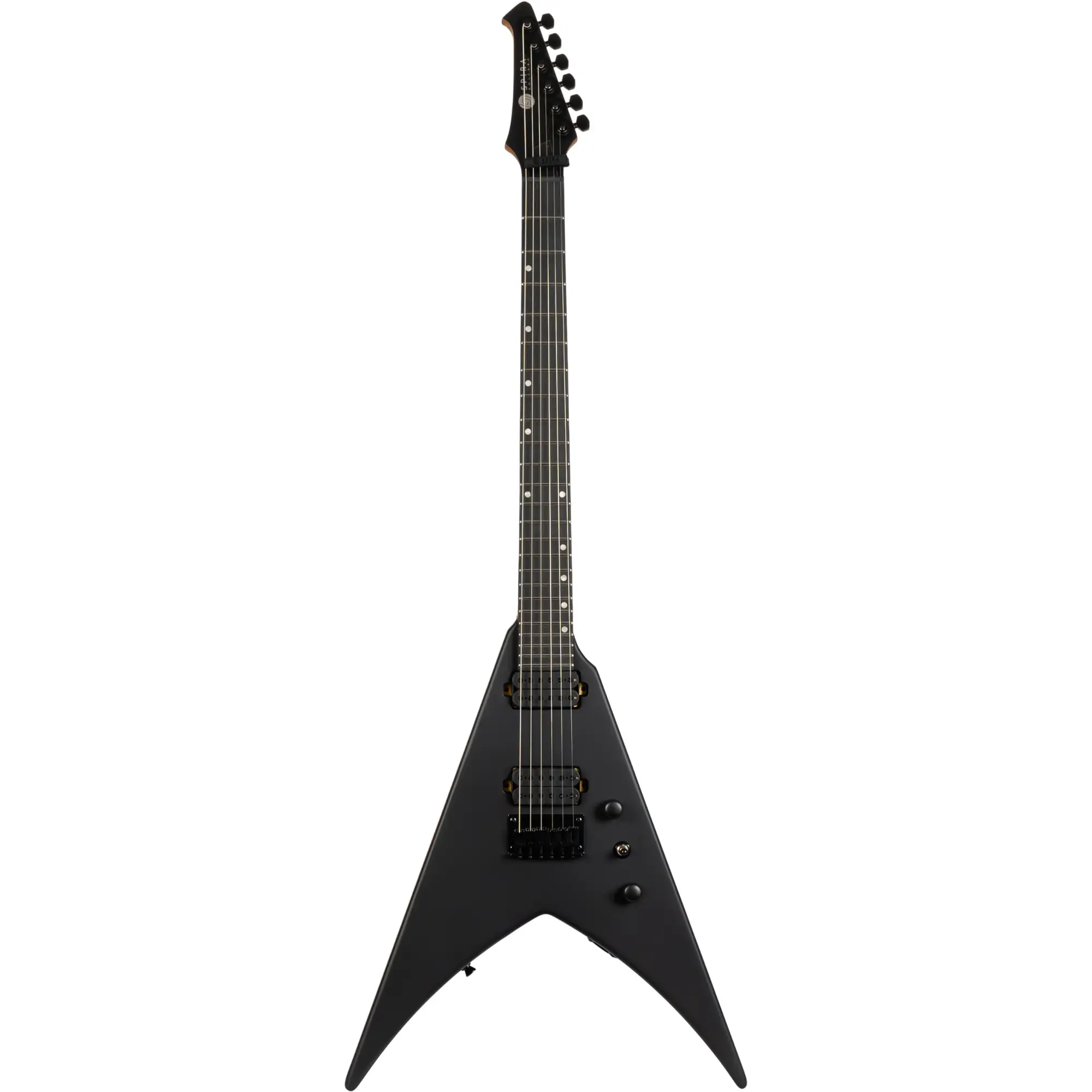 Spira V-400 MBK Flying V Elektro Gitar (Black)