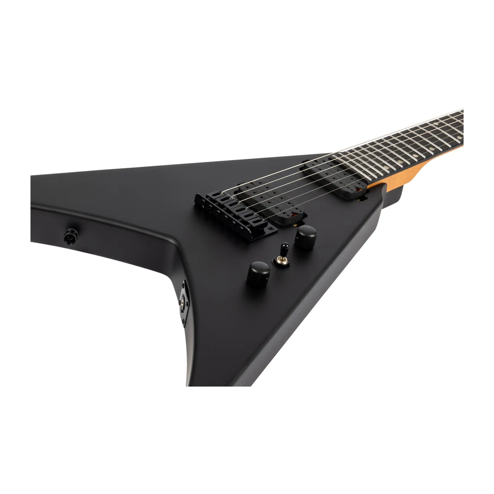 Spira V-400 MBK Flying V Elektro Gitar (Black) Spira V-400 MBK Flying V Elektro Gitar (Black)