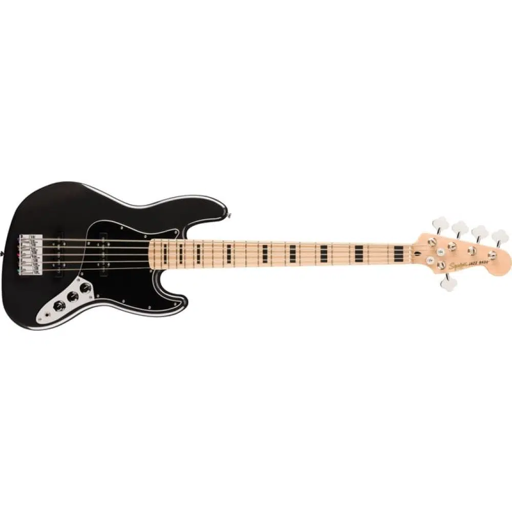 Squier Affinity Active Jazz Bass V Akçaağaç Klavye BPG Black Metallic Bas Gitar Squier Affinity Active Jazz Bass V Akçaağaç Klavye BPG Black Metallic Bas Gitar