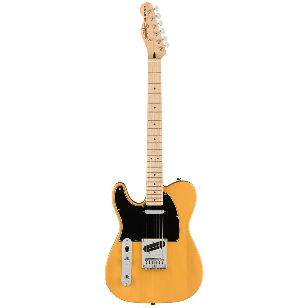 Squier Affinity Telecaster Akçaağaç Klavye Butterscotch Blonde Solak Elektro Gitar Squier Affinity Telecaster Akçaağaç Klavye Butterscotch Blonde Solak Elektro Gitar