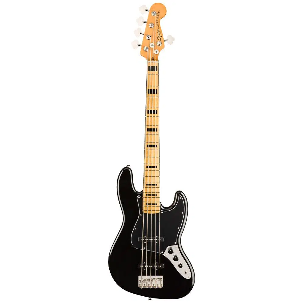 Squier Classic Vibe 70s Jazz Bass V Akçaağaç Klavye Black 5 Telli Bas Gitar Squier Classic Vibe 70s Jazz Bass V Akçaağaç Klavye Black 5 Telli Bas Gitar