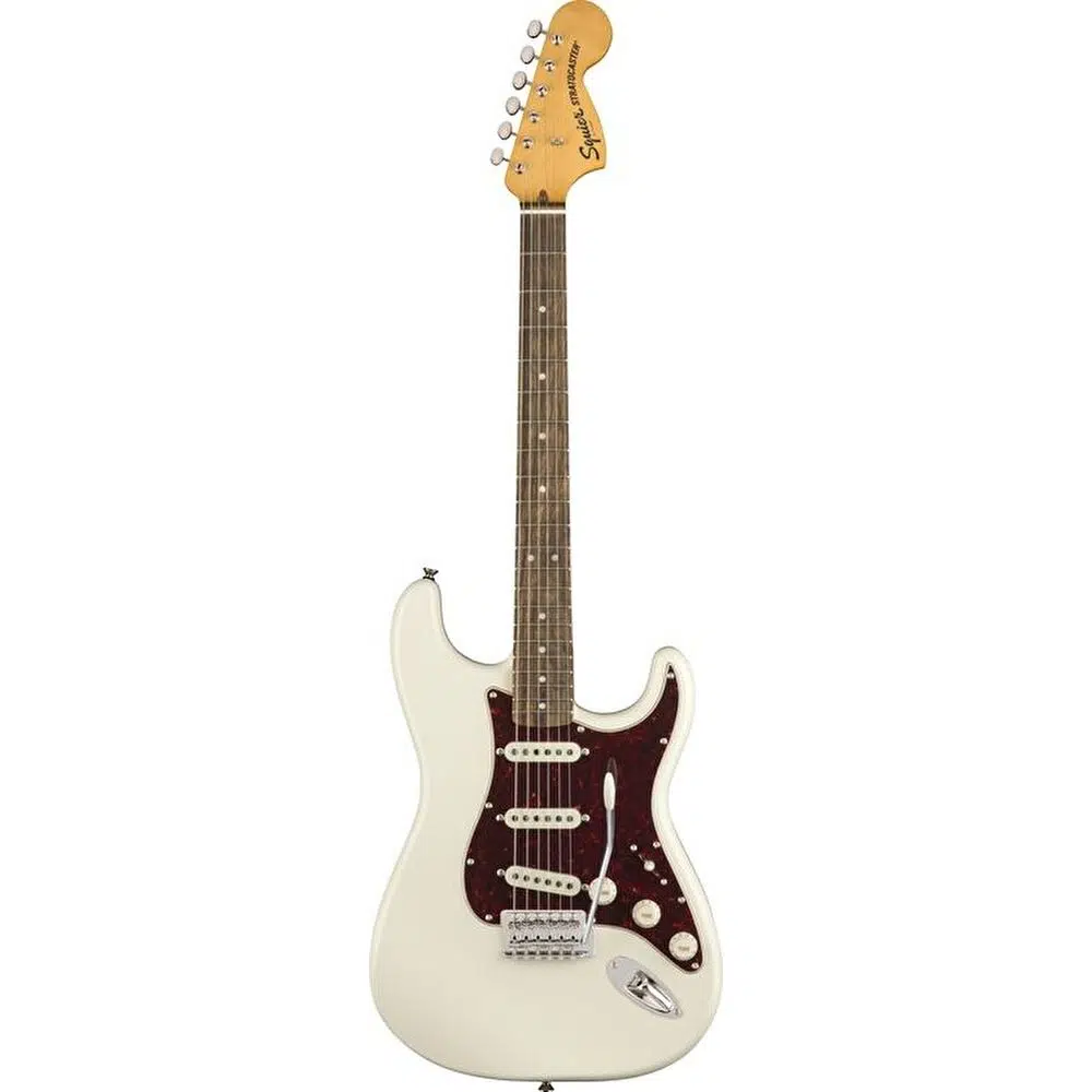 Squier Classic Vibe 70s Stratocaster Laurel Klavye Olympic White Elektro Gitar Squier Classic Vibe 70s Stratocaster Laurel Klavye Olympic White Elektro Gitar