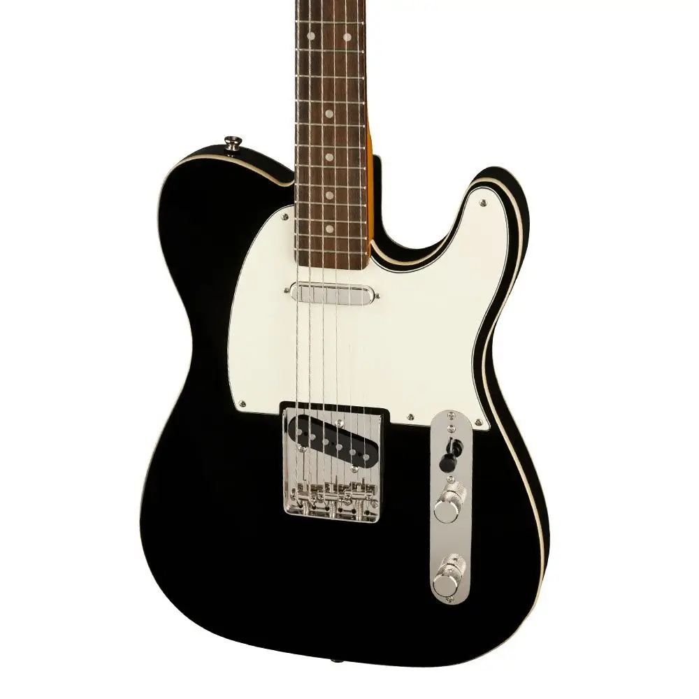 Squier Classic Vibe Baritone Custom Telecaster Laurel Klavye Black Elektro Gitar Squier Classic Vibe Baritone Custom Telecaster Laurel Klavye Black Elektro Gitar