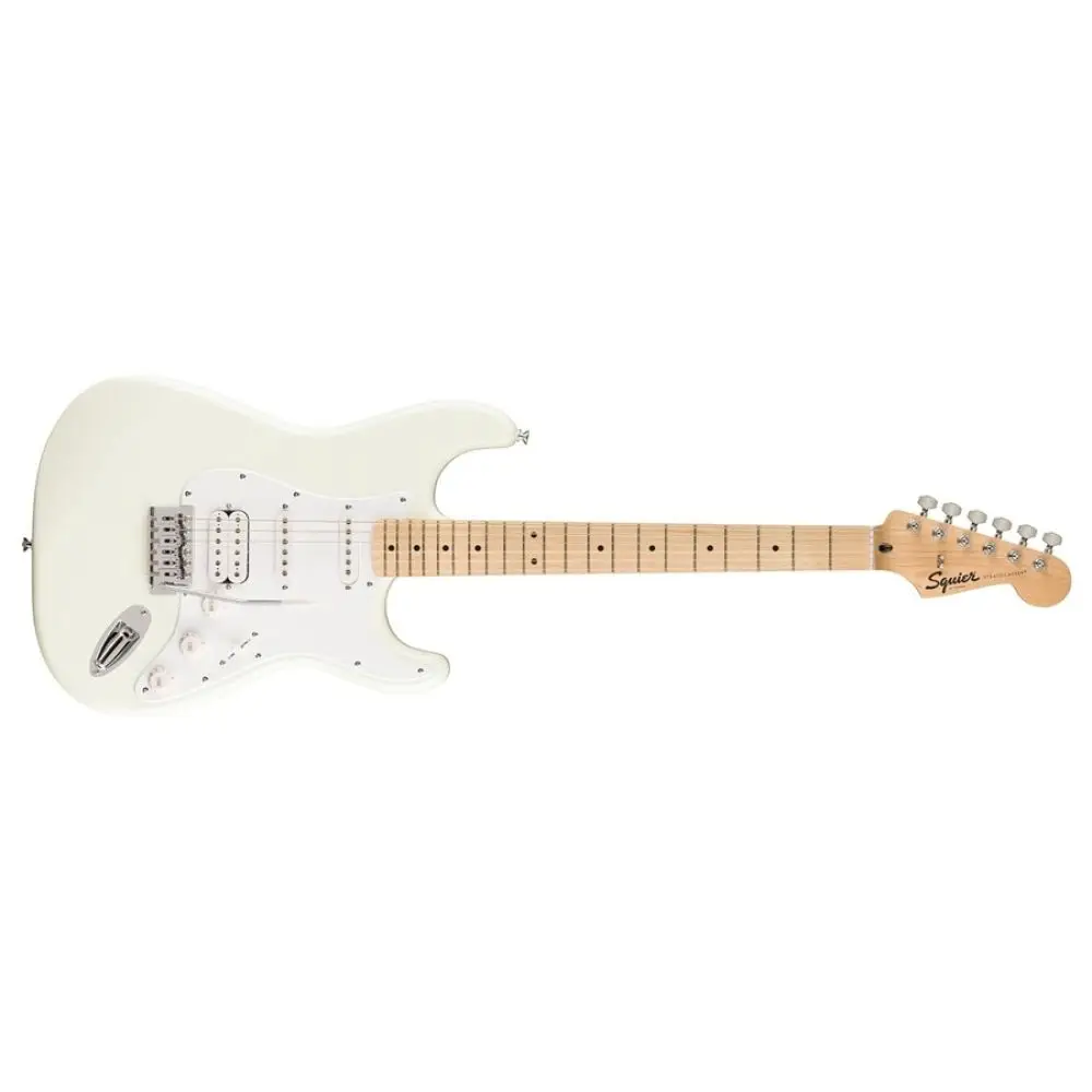 Squier FSR Sonic Stratocaster HSS Akçaağaç Klavye WPG Arctic White Elektro Gitar