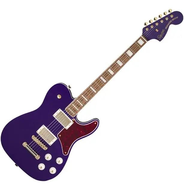 Squier Limited Edition Paranormal Troublemaker Telecaster Deluxe Laurel Klavye TSPG Purple Metallic Elektro Gitar