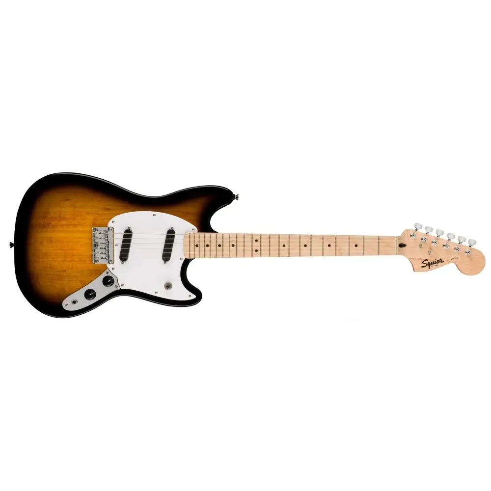 Squier Sonic Mustang Akçaağaç Klavye WPG 2 Ton Sunburst Elektro Gitar