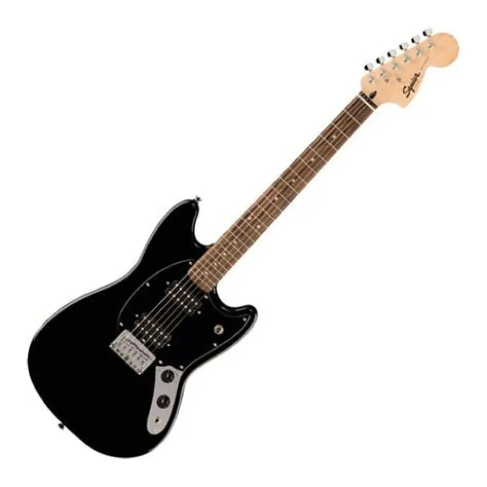 Squier Sonic Mustang HH Laurel Klavye BPG Black Elektro Gitar
