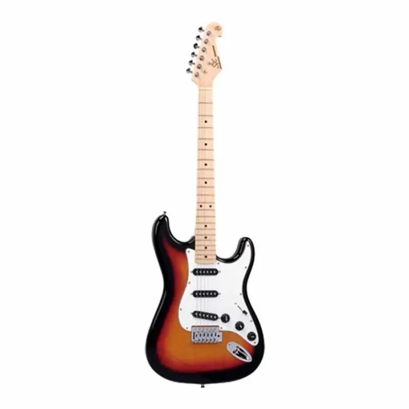 SX Stratocaster Elektro Gitar (3 Ton Sunburst)
