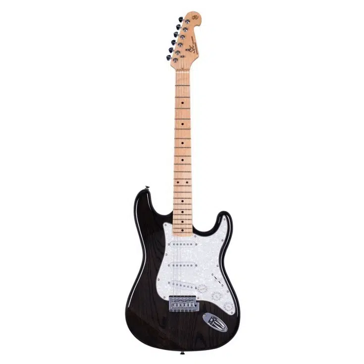 SX Stratocaster Elektro Gitar (Trans Black) SX Stratocaster Elektro Gitar (Trans Black)