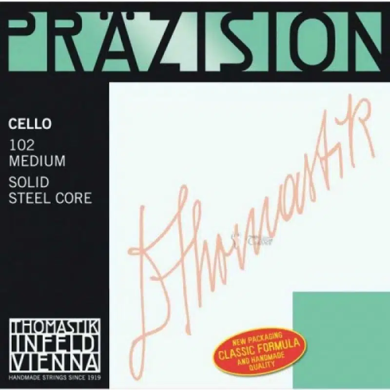Thomastik 102 - Prazision Solid Steel Core (Medium) - Çello Teli