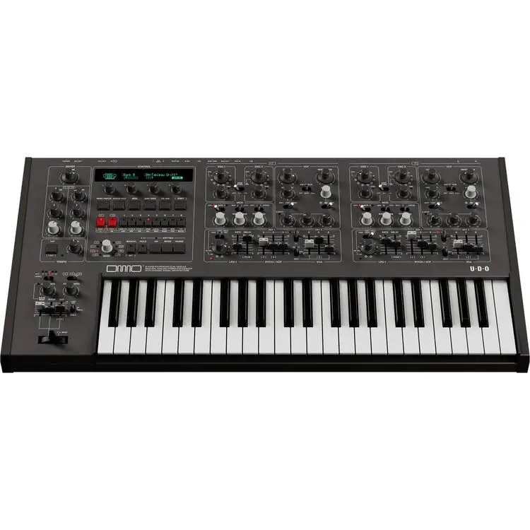 UDO Audio DMNO Black 8 Voice Hybrid Synthesizer Hibrit Analog Synthesizer UDO Audio DMNO Black 8 Voice Hybrid Synthesizer Hibrit Analog Synthesizer