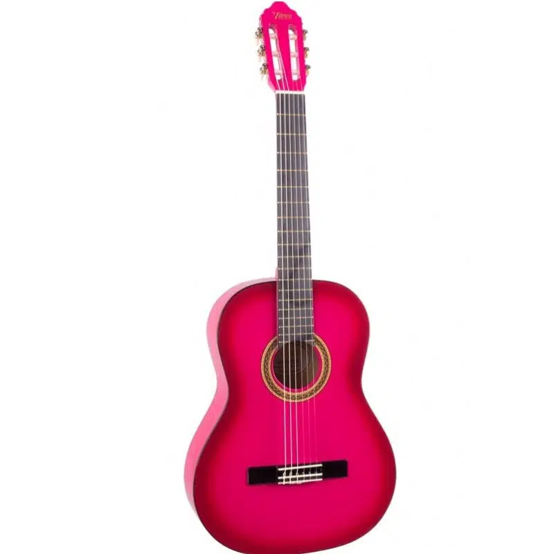 Valencia Vc103tpks Klasik Gitar 3/4 Pembe Sunburst Sap Çelikli