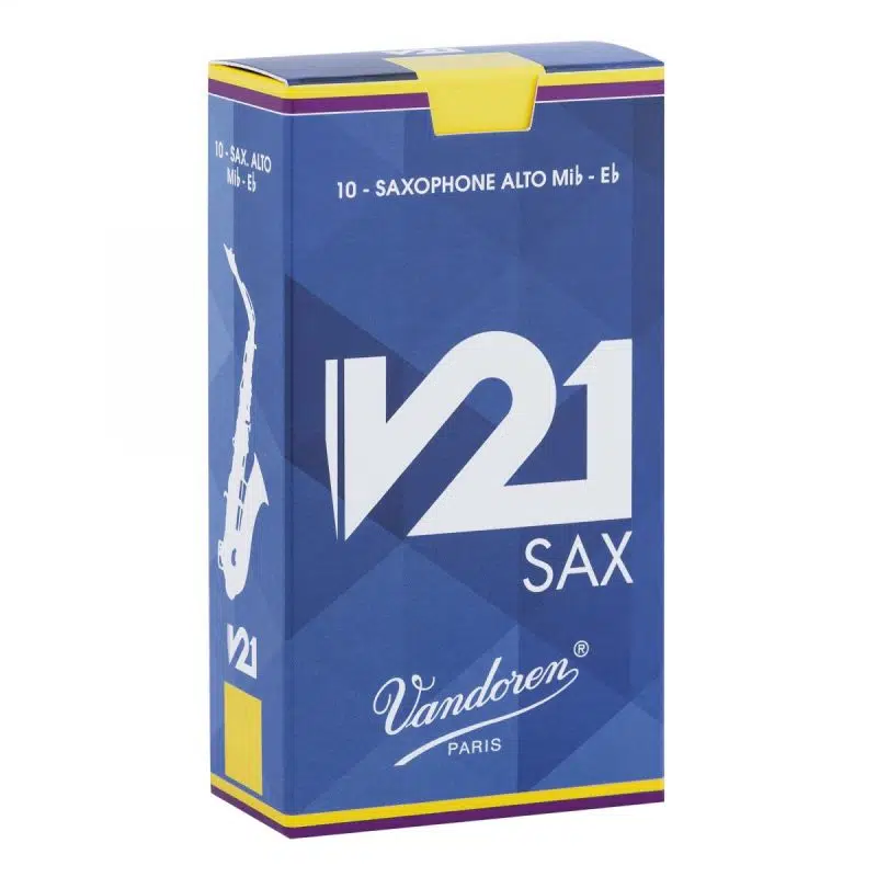 Vandoren V21 SR8125 Alto Saksafon Kamışı (10Lu) No. 2,5 Vandoren V21 SR8125 Alto Saksafon Kamışı (10Lu) No. 2,5