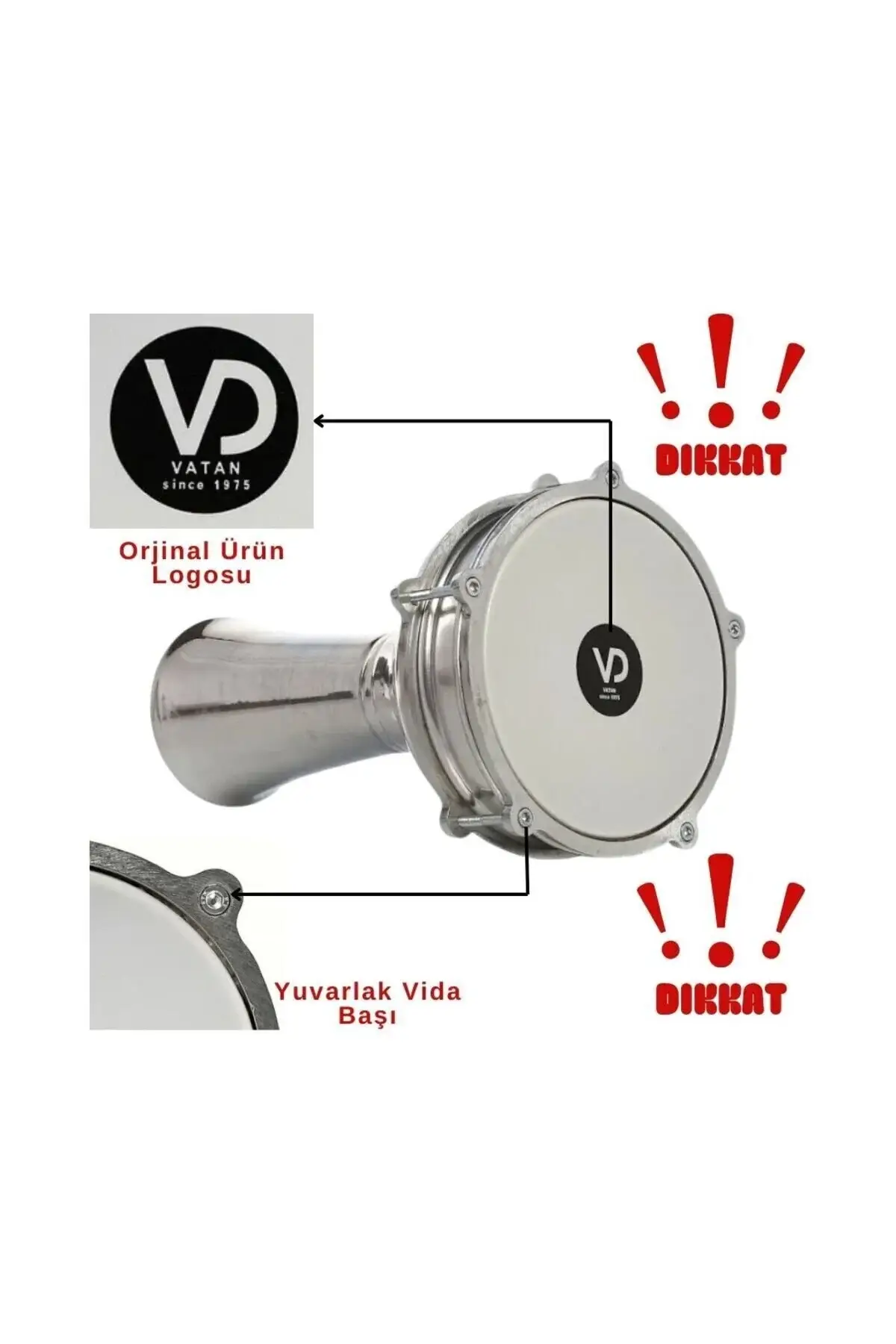 Vatan 134 Alüminyum Darbuka Vatan 134 Alüminyum Darbuka
