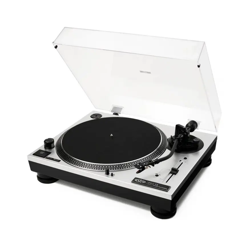 Vestlyd Pro T1 Turntable - Ortofon OM Pro S İğne ile - Gümüş Vestlyd Pro T1 Turntable - Ortofon OM Pro S İğne ile - Gümüş