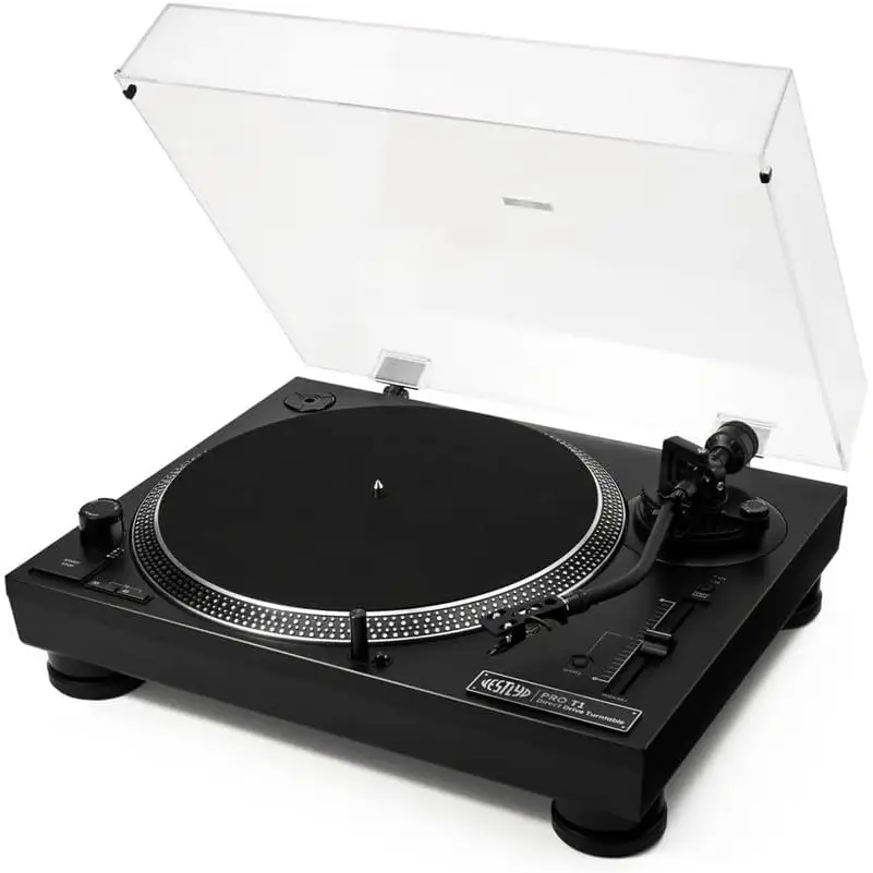 Vestlyd Pro T1 Turntable - Ortofon OM Pro S İğne ile - Siyah Vestlyd Pro T1 Turntable - Ortofon OM Pro S İğne ile - Siyah