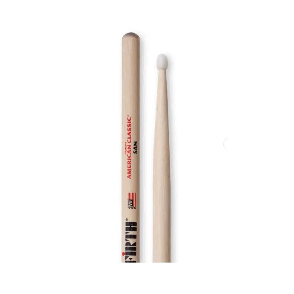 VICFIRTH V5AN BAGET 5A NYLON, HICKORY, 0.565\"x16\", MED VICFIRTH V5AN BAGET 5A NYLON, HICKORY, 0.565\"x16\", MED
