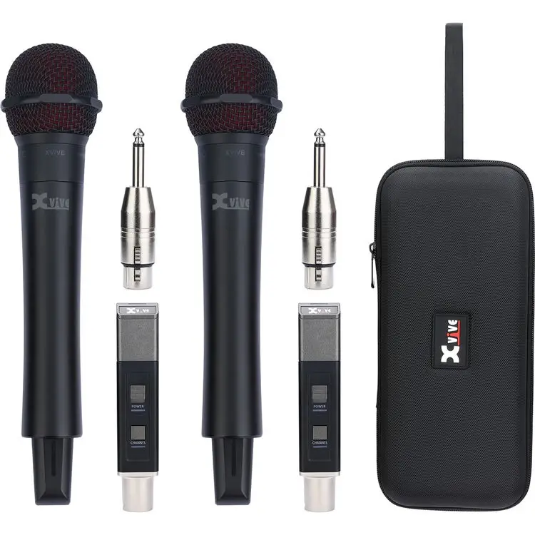 Xvive Audio M5D Çift Kablosuz El Mikrofonu Sistemi (5.8 GHz)