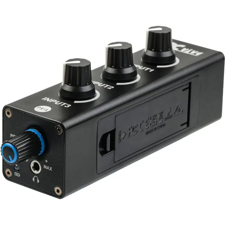 Xvive PX-A Taşınabilir 3 Kanallı Monitör Mixer Xvive PX-A Taşınabilir 3 Kanallı Monitör Mixer