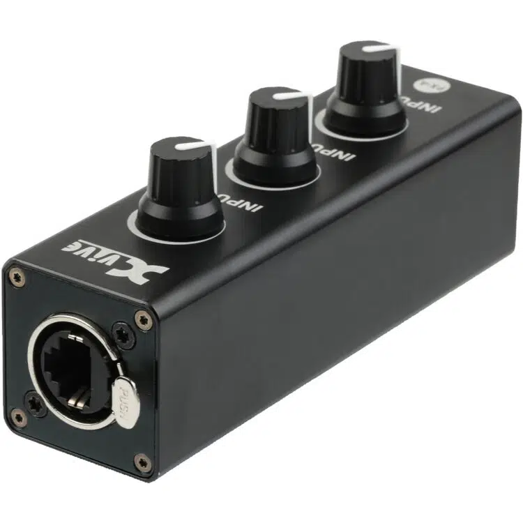 Xvive PX-A Taşınabilir 3 Kanallı Monitör Mixer Xvive PX-A Taşınabilir 3 Kanallı Monitör Mixer