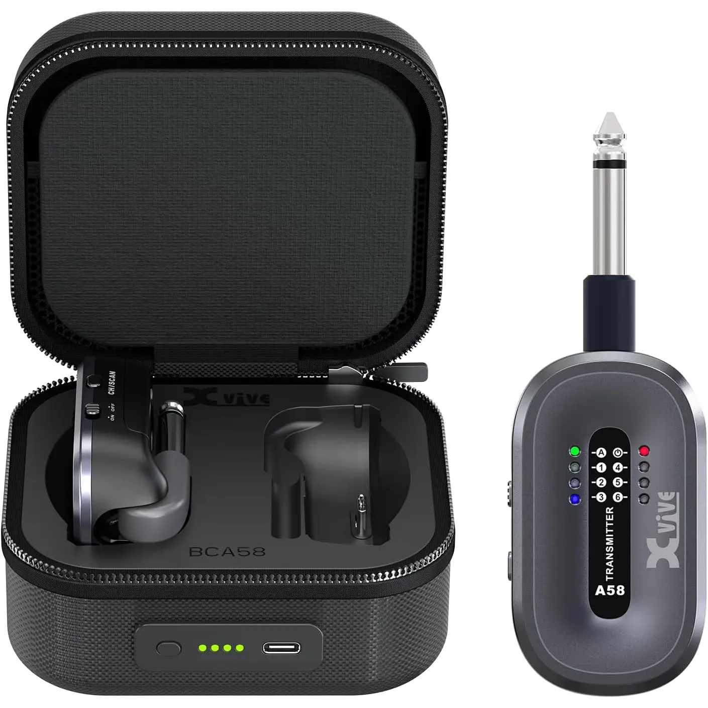 Xvive XV-AC58 5.8GHZ Şarj Edilebilir Kablosuz Gitar Bağlantı Sistemi