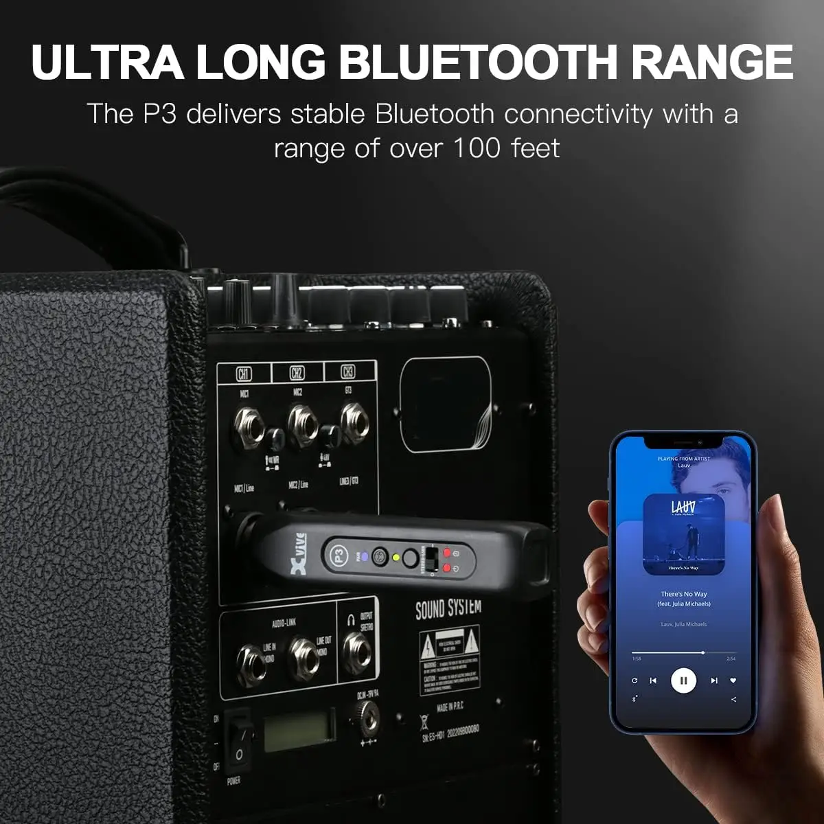 Xvive XV-P3D XLR Bağlantılı Stereo için Çift Bluetooth Adaptörü Xvive XV-P3D XLR Bağlantılı Stereo için Çift Bluetooth Adaptörü