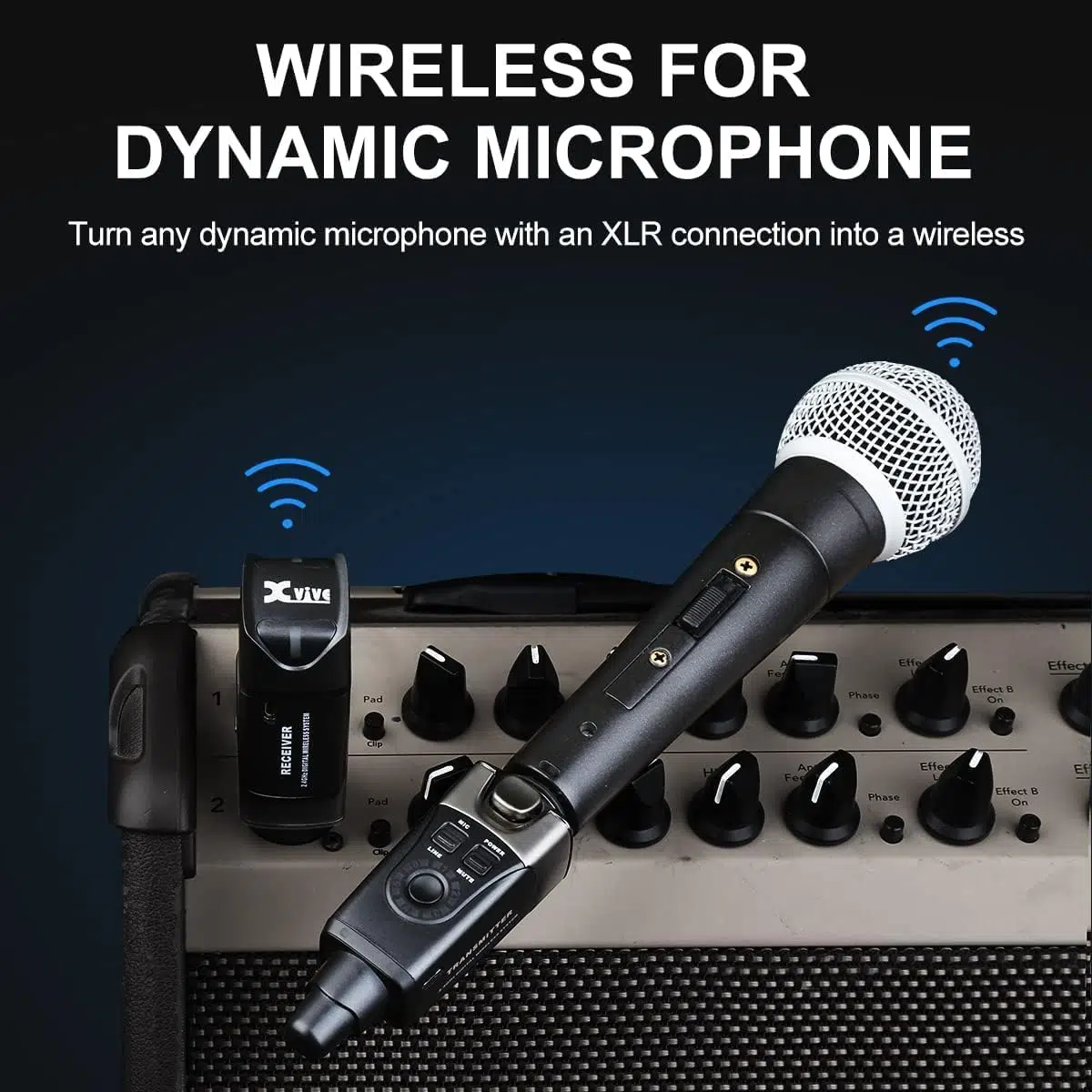 Xvive XV-U3D Stereo Audio Aktarımı için Çift Alıcı ve Vericili Kablosuz Bağlantı Sistemi Xvive XV-U3D Stereo Audio Aktarımı için Çift Alıcı ve Vericili Kablosuz Bağlantı Sistemi