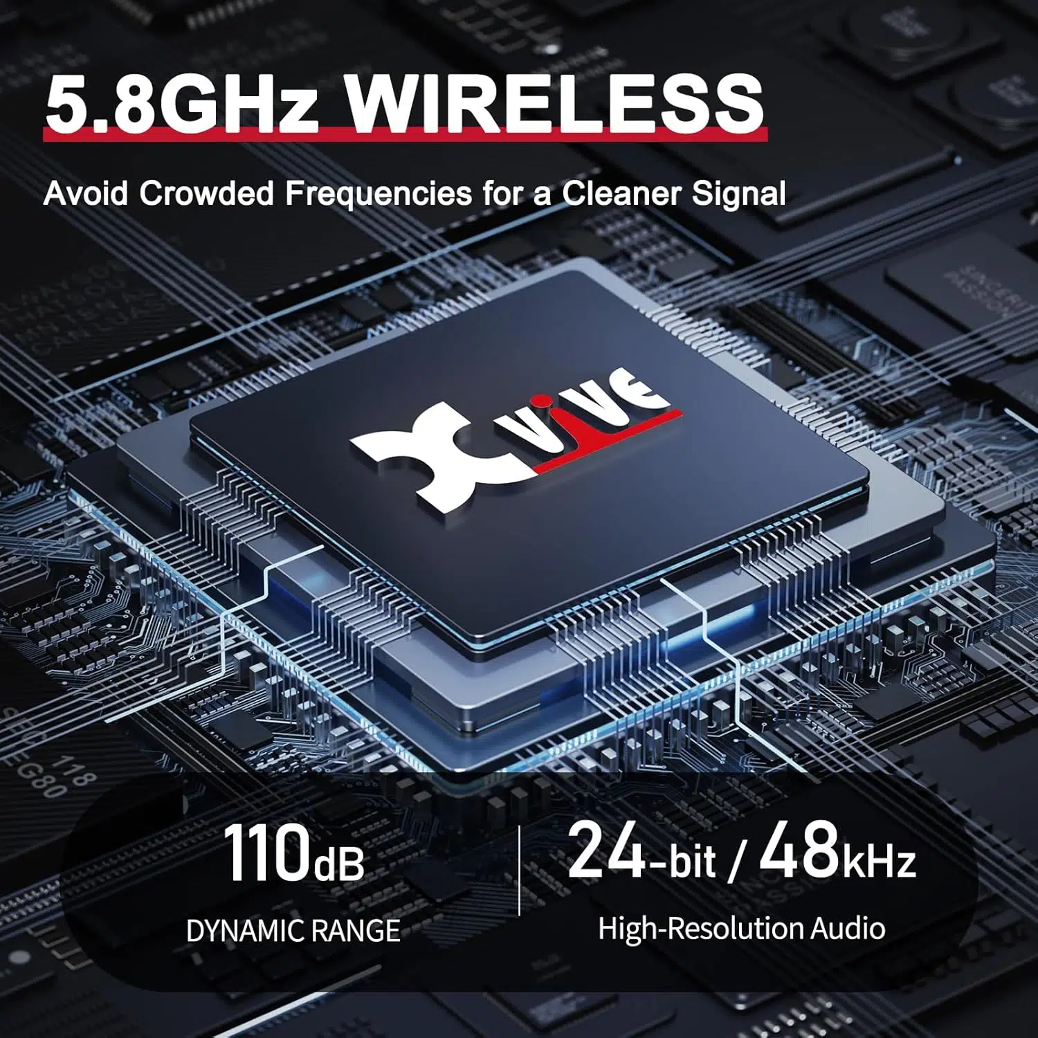 Xvive XV-U45R Kablosuz In-Ear Monitor Sistemi için Sadece Alıcı Xvive XV-U45R Kablosuz In-Ear Monitor Sistemi için Sadece Alıcı