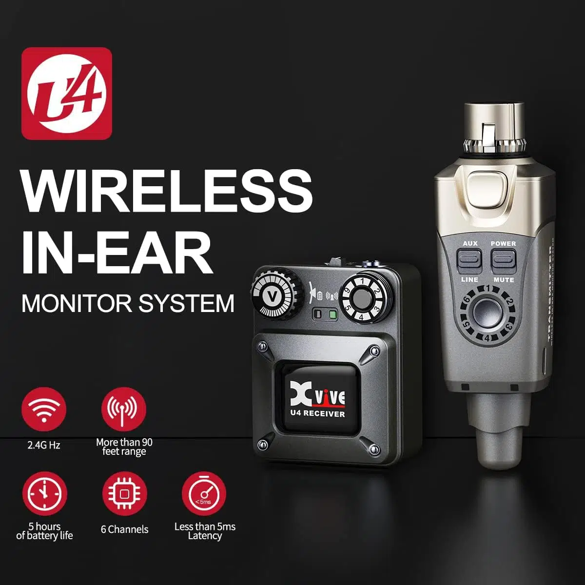 Xvive XV-U4R U4 Sistemler için Receiver (Alıcı) Xvive XV-U4R U4 Sistemler için Receiver (Alıcı)