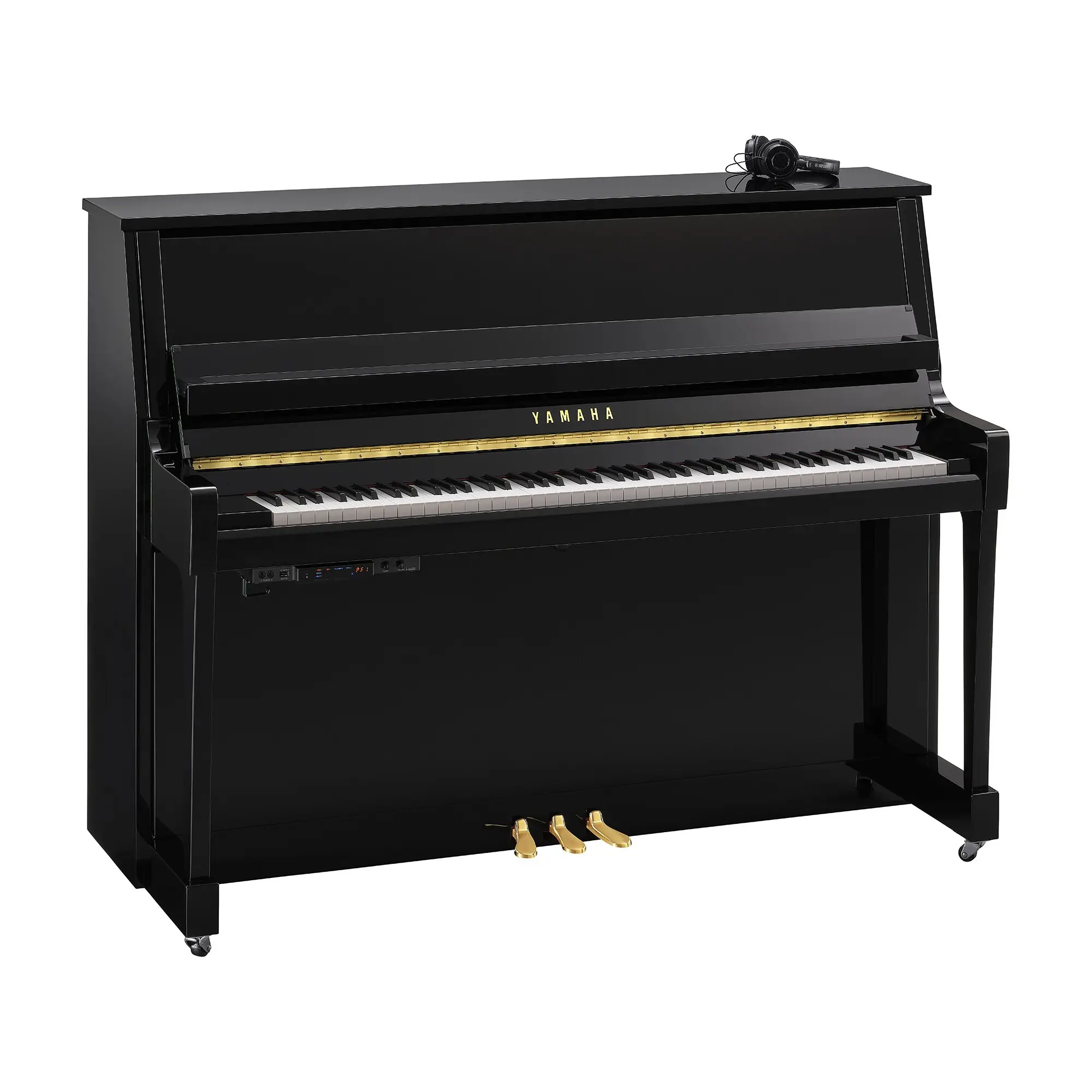 Yamaha B20 SC3 Silent Akustik Duvar Piyano (Parlak Siyah)