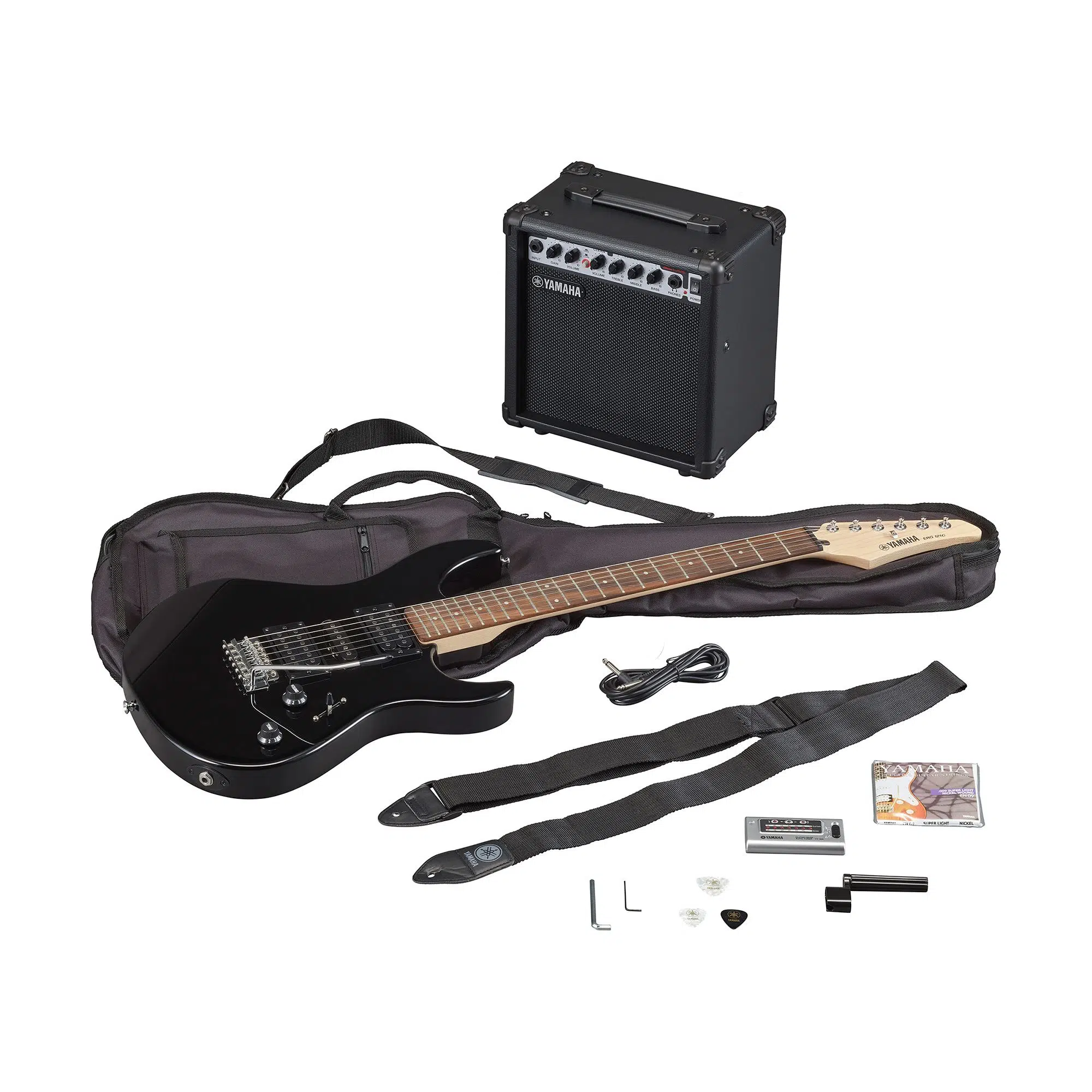 Yamaha ERG 121 GPII Gigmaker Elektro Gitar Seti (Siyah) Yamaha ERG 121 GPII Gigmaker Elektro Gitar Seti (Siyah)