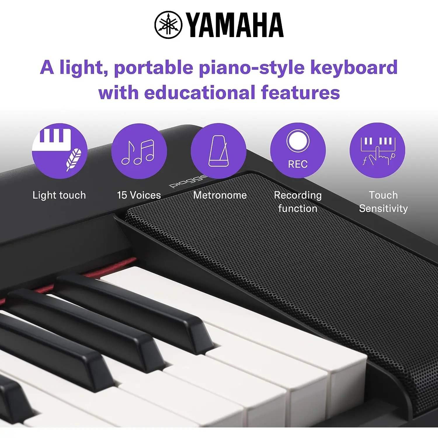 Yamaha Piaggero NP-15 61-Tuşlu Eğitim Klavyesi (Beyaz) Yamaha Piaggero NP-15 61-Tuşlu Eğitim Klavyesi (Beyaz)