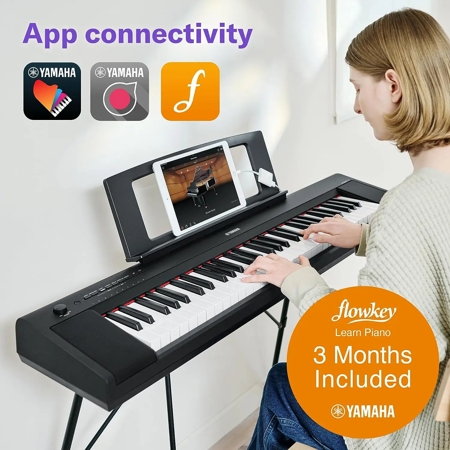 Yamaha Piaggero NP-15 61-Tuşlu Eğitim Klavyesi (Beyaz) Yamaha Piaggero NP-15 61-Tuşlu Eğitim Klavyesi (Beyaz)
