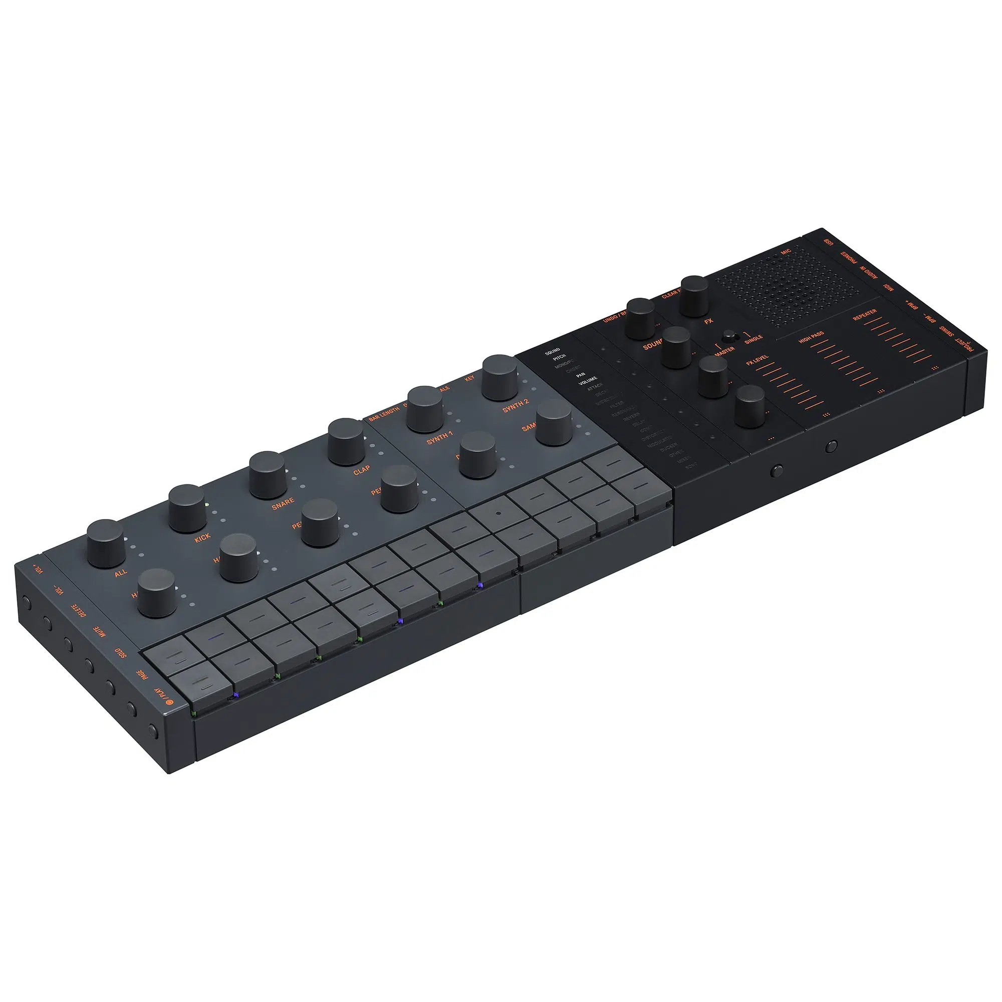 Yamaha Seqtrak Mobile Music Idea Station Synthesizer (Black & Grey) Yamaha Seqtrak Mobile Music Idea Station Synthesizer (Black & Grey)