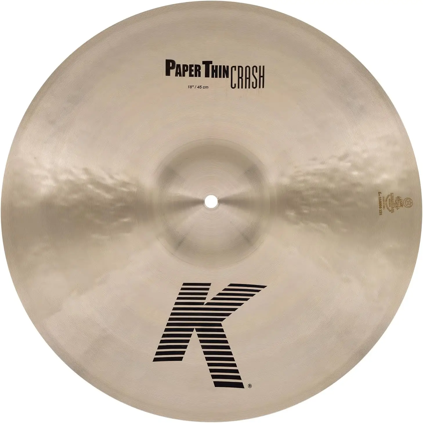 Zildjian 18" K Paper Thin Crash Zildjian 18" K Paper Thin Crash