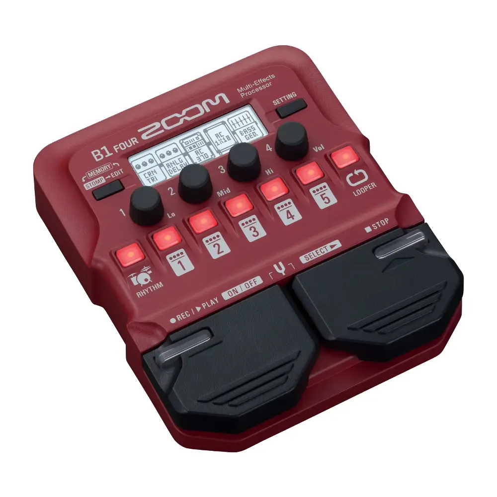 Zoom B1 FOUR Bass Multi-Efekt Prosesörü Zoom B1 FOUR Bass Multi-Efekt Prosesörü