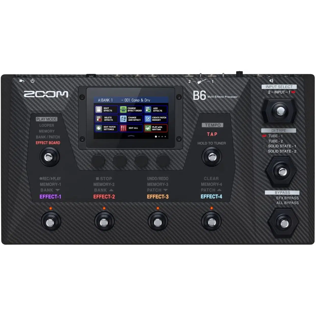 Zoom B6 Bass Multi-effects Processor Zoom B6 Bass Multi-effects Processor