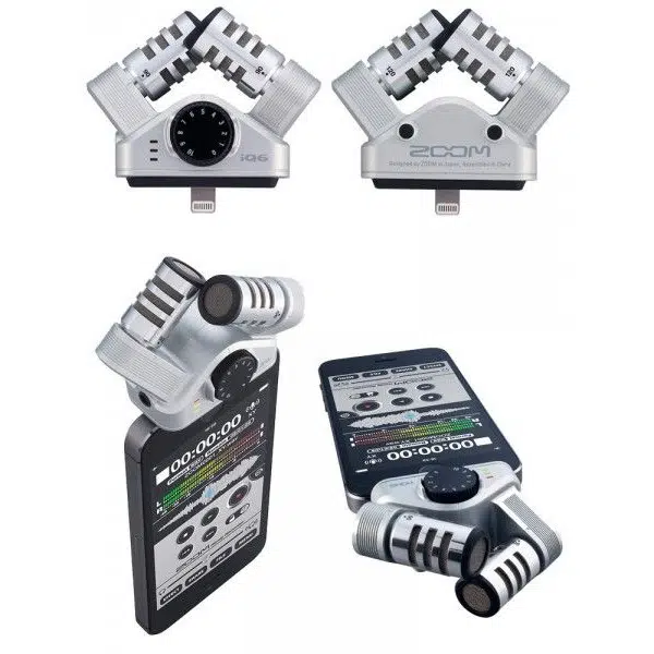 Zoom IQ6 Stereo Kayıt Mikrofonu iPhone/iPad/iPod Uyumlu Zoom IQ6 Stereo Kayıt Mikrofonu iPhone/iPad/iPod Uyumlu